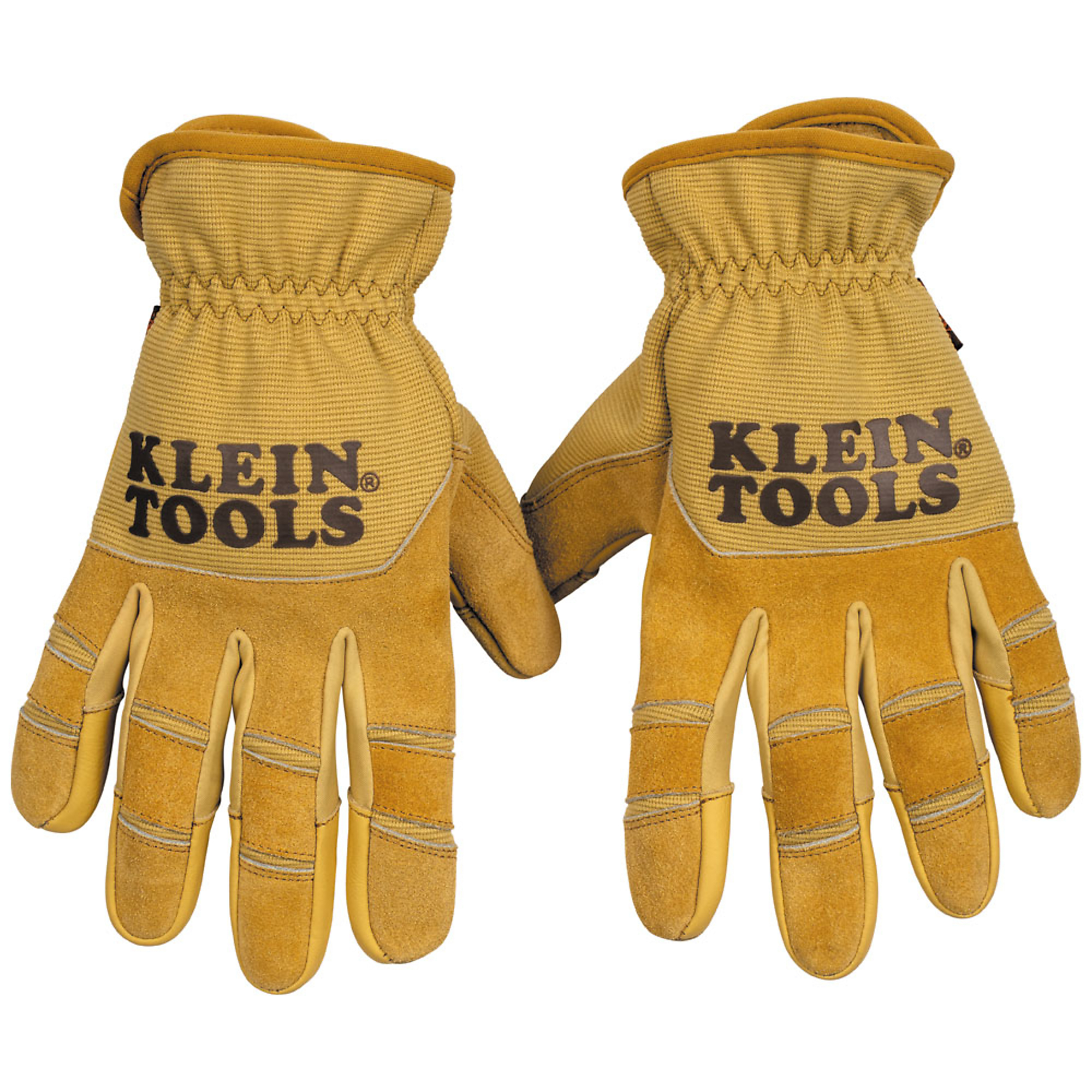 Klein Tools Leather All Purpose Gloves, Medium